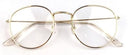2018 New Designer Woman Glasses Optical Frames Metal Round Glasses Frame Clear lens Eyeware Black Silver Gold Eye Glass-gold-JadeMoghul Inc.