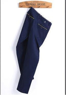 2018 new fashion Mens Casual Pants high quality Brand Work Pants male Clothing Cotton Formal Trousers men size 36 38-Navy blue-28-JadeMoghul Inc.