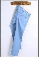 2018 new fashion Mens Casual Pants high quality Brand Work Pants male Clothing Cotton Formal Trousers men size 36 38-sky blue-28-JadeMoghul Inc.