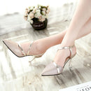 2018 spring heel High Heels Sandals lady Pumps classics slip on Shoes sexy Women party shoes gold silver Wedding Slingbacks 8cm-Gold-5-JadeMoghul Inc.