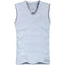 2018 Summer Men's fashion Tank Tops O neck sleeveless vest Male 100% cotton Fitness Vests Man Korean slim tee shirts Asian S-XXL-V neck Gray-S-JadeMoghul Inc.