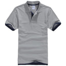 2018 Summer Polo Shirt Men Short Sleeve Breathable Cotton Casual Short Sleeve Mens Polo Shirts Lovers Women Polo-grey navy-XS-JadeMoghul Inc.