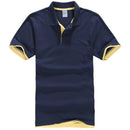 2018 Summer Polo Shirt Men Short Sleeve Breathable Cotton Casual Short Sleeve Mens Polo Shirts Lovers Women Polo-navy yellow-XS-JadeMoghul Inc.