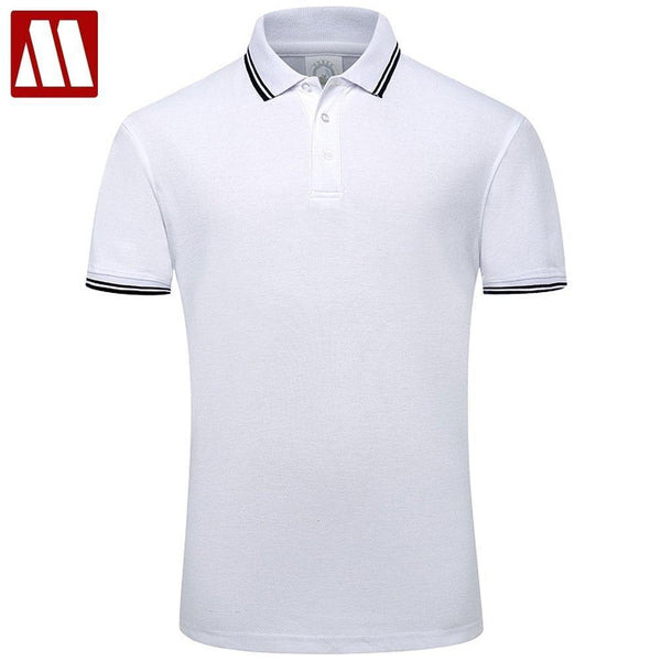 2018 Summer Style Cotton Man Polo Shirts Solid Color Short Sleeve Slim Breathable Famous Brand Men's Polos Shirts Male Tops XXXL-Army-XS-JadeMoghul Inc.