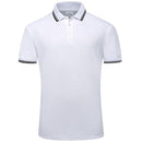 2018 Summer Style Cotton Man Polo Shirts Solid Color Short Sleeve Slim Breathable Famous Brand Men's Polos Shirts Male Tops XXXL-White-XS-JadeMoghul Inc.