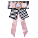 High Quality Statement Luxury Inlay Rhinestone Fabric Women Brooch