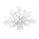 Elegant Wedding Bride's Imitation Pearls Alloy Hair Comb