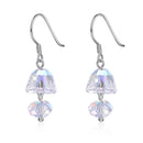 Hot Sale High Quality Luxury Sterling Silver Crystal Swarovski Element Women Party Earrings