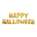 16 Inch Foil Festival Party Supplies Gold And Mixed Color HAPPY HALLOWEEN Letter Balloons
