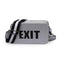 "EXIT" Wide Stripes Adjustable Shoulder Strap Casual Holiday Travelling Style Women's Crossbody Bags