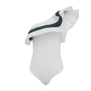 New Design Sexy Lady One-shoulder Color Blocking Wavy Bodysuits