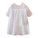 Children New Arrival Hot Sale High Quality Lovely Half Sleeves Lace Dress