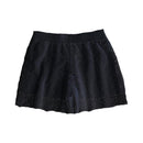 Fashion Trendy Breathable Lace Floral Embroidery Hollow Out Lining Safety Short Pants For Women