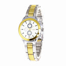 Fashion Double Color Designed Men And Women Slim Metal Band Watch
