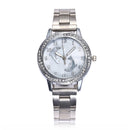 Men And Women Classic Steel Band Design Unique Dolphin Pattern Quartz Watch