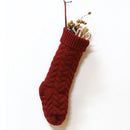 Christmas Decoration Fashion Knitted Woolen Wall Hanging Sock 46cm