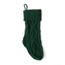 37cm Small Size Solid Color Woolen Knitted Christmas Hanging Sock