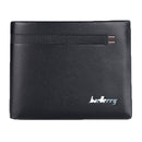 Businessmen Casual Style Shiny Bright Color PU Leather Card Holder Short Wallet