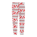 Girls Christmas Elk Printed Comfortable Leggings