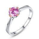 Fashion Women Wedding Fine Jewelry Colored Gemstone 925 Silver Ring