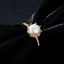 Fashion Fine Jewelry Multicolor Freshwater Pearl Silver Ring