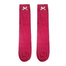 1 Pair Baby Girls Cotton Vertical Striped Bowknot Decorated Stockings