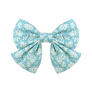 2019 Lovely Baby Girls Print Flower Bohemian Style Bow BB Hair Clips Headwear Children Cute Cotton Hairpins Hair Accessories AExp
