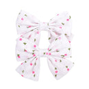 2019 Lovely Baby Girls Print Flower Bohemian Style Bow BB Hair Clips Headwear Children Cute Cotton Hairpins Hair Accessories JadeMoghul Inc.