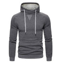 2019 New Autumn Winter Cotton Hoodied Mens Sweatshirts Solid Hoody Fleece Thick Hoodies Men Sportswear Zipper Sweatshirts Men AExp