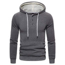 2019 New Autumn Winter Cotton Hoodied Mens Sweatshirts Solid Hoody Fleece Thick Hoodies Men Sportswear Zipper Sweatshirts Men AExp