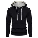 2019 New Autumn Winter Cotton Hoodied Mens Sweatshirts Solid Hoody Fleece Thick Hoodies Men Sportswear Zipper Sweatshirts Men AExp