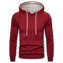 2019 New Autumn Winter Cotton Hoodied Mens Sweatshirts Solid Hoody Fleece Thick Hoodies Men Sportswear Zipper Sweatshirts Men AExp