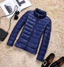 2019 New Brand 90% White Duck Down Jacket Women Autumn Winter Warm Coat Lady Ultralight Duck Down Jacket Female Windproof Parka AExp