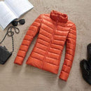 2019 New Brand 90% White Duck Down Jacket Women Autumn Winter Warm Coat Lady Ultralight Duck Down Jacket Female Windproof Parka AExp