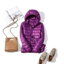 2019 New Brand 90% White Duck Down Jacket Women Autumn Winter Warm Coat Lady Ultralight Duck Down Jacket Female Windproof Parka AExp