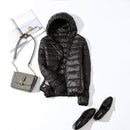 2019 New Brand 90% White Duck Down Jacket Women Autumn Winter Warm Coat Lady Ultralight Duck Down Jacket Female Windproof Parka AExp