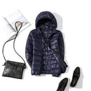 2019 New Brand 90% White Duck Down Jacket Women Autumn Winter Warm Coat Lady Ultralight Duck Down Jacket Female Windproof Parka AExp