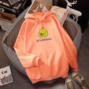 2019 Winter Harajuku Couple Sweatshirt Cute Cartoon Avocado Print Women Hoodies Korean Fashion Streetwear Female Pullovers Coats AExp
