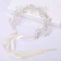 Fashion Luxury Wedding Jewelry Women Romantic Flower Ribbon Hairband