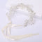 Fashion Luxury Wedding Jewelry Women Romantic Flower Ribbon Hairband
