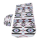2 Pcs Set Newborn Muslin Geometry Printed Sleep Bag Swaddle Wrap With Hat
