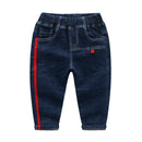 Boys Cotton Patchwork Special Design Denim Jeans