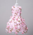 Wedding Flower Girls Fresh Flower Pattern Tutu Dress