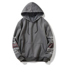 Men Letter Printed Simple Style Hoodies