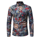 Men Cotton Fancy Printed Slim Fit Shirts