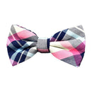 Fashion Multicolor Plaid Pattern Men Good Quality Cotton Bowtie