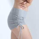 Women Casual Style Good Quality Solid Color Drawstring Sports Shorts