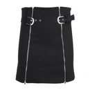Fashion Women Unique Double Zippers Design Sexy Tight Skirt