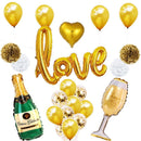 23 Pcs Wedding Party Decorations Balloons Set