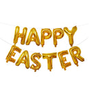 16 Inches Aluminum Foil Happy Easter Letter 11 Pcs Balloons